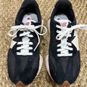 New Balance Black and White Athletic Shoes